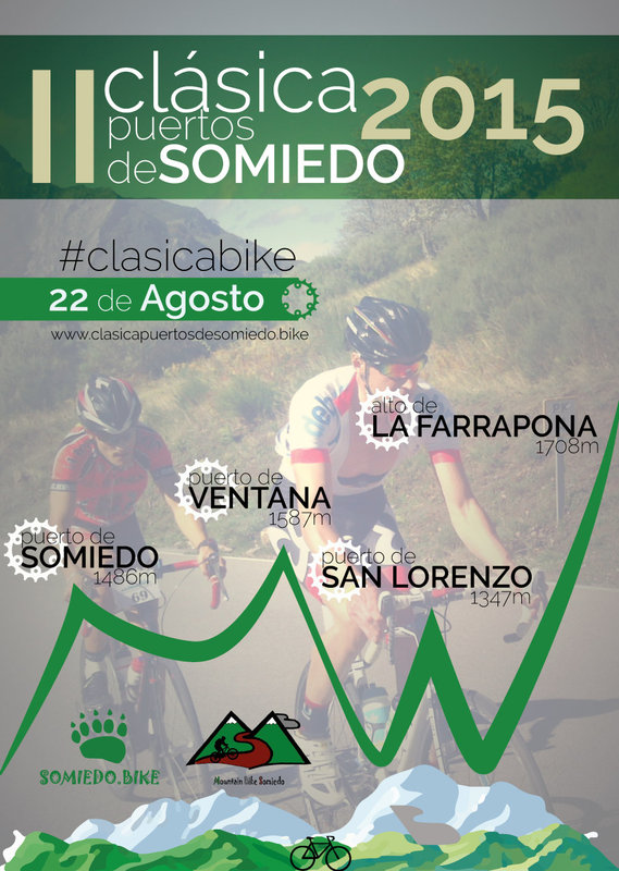 Cartel de la Clásica Puertos de Somiedo 2015